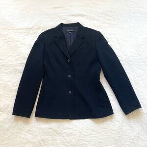 Ann Klein black 3 button blazer